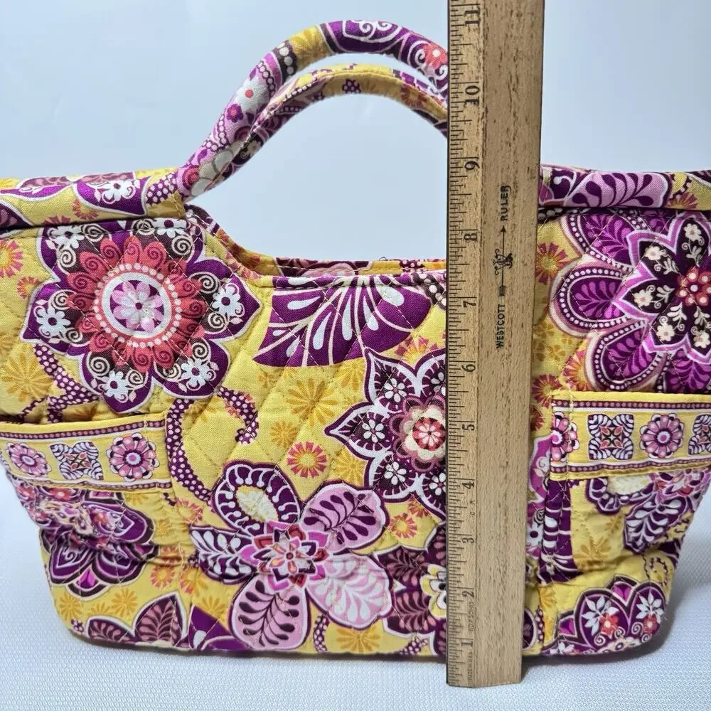 Vera Bradley Bali Gold Side by Side Satchel